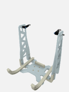 Hillaero CARDIOHELP FAA certified mountable bracket for Air Ambulance Airmed Helicopter or Fixed Wing Aircraft ISO1